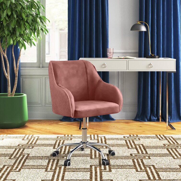 Wayfair desk chair online with wheels